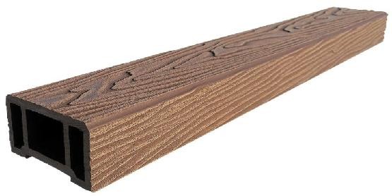 Перила ДПК 3D GardenParkett фактура дерева Светло-коричневый купить в Пушкино