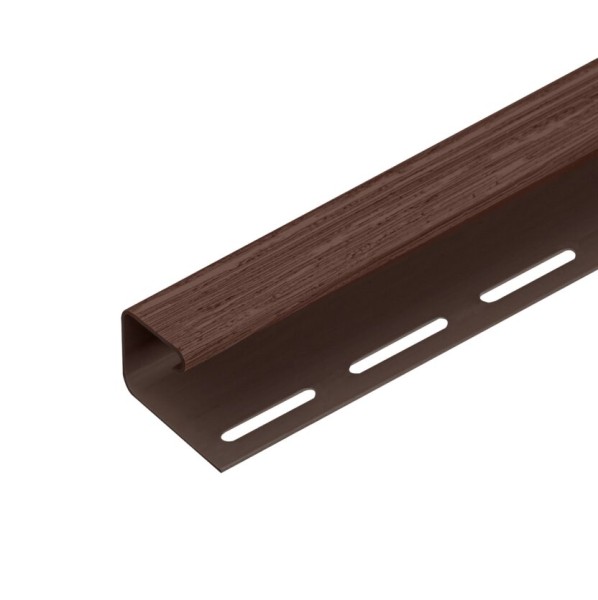 J-профиль TECOS ЛЮКС 3,05м ИТАЛЬЯНСКИЙ ОРЕХ купить в Пушкино