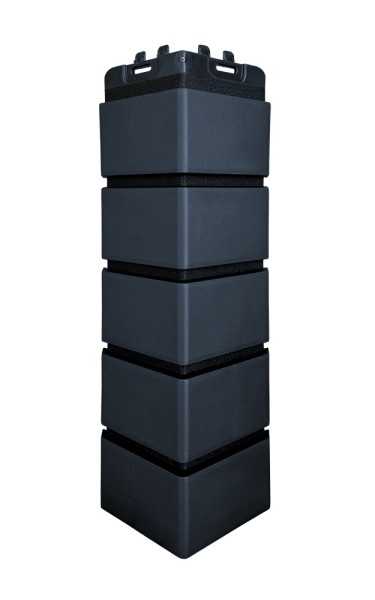 Угол Grand Line клинкерный кирпич ПРЕМИУМ Графит (шов RAL 9005) купить в Пушкино