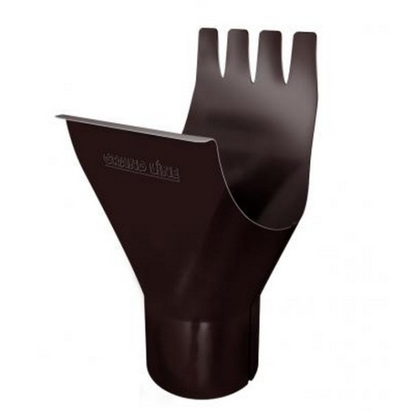 Водосток Grand Line 125x90 – Воронка желоба RAL 8017 купить в Пушкино