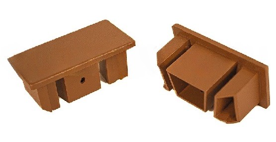 Заглушка для перил торцевая из алюминия GardenParkett Орех купить в Пушкино