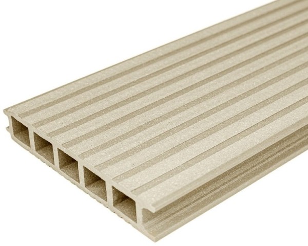 Террасная доска из ДПК бесшовная holzhof, Слоновая кость купить в Пушкино