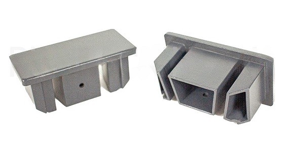 Заглушка для перил торцевая из алюминия GardenParkett Серый купить в Пушкино