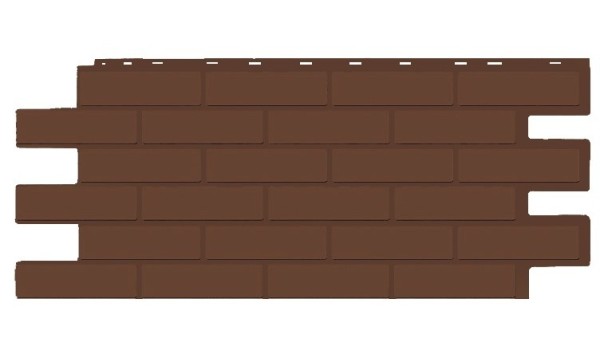 Фасадная панель T-Siding Кирпич Модерн Эко Браун купить в Пушкино
