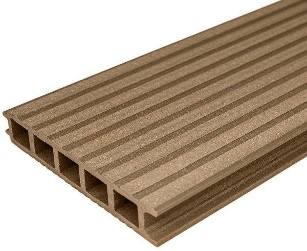 Террасная доска из ДПК бесшовная holzhof, Орех купить в Пушкино