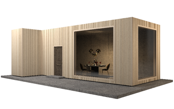 Фасадная панель GRINDERDECO, ДПК,двухсторонняя Выбеленный дуб купить в Пушкино