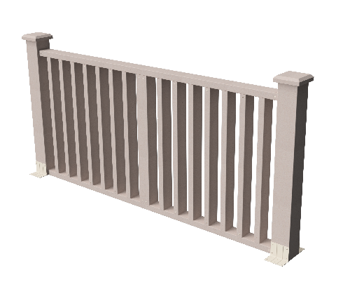 Ограждения декоративное ДПК GRINDERDECO  Риальто выбеленый дуб купить в Пушкино