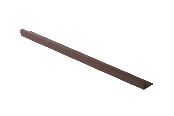 Профиль финишный,алюминиевый, бурый купить в Пушкино