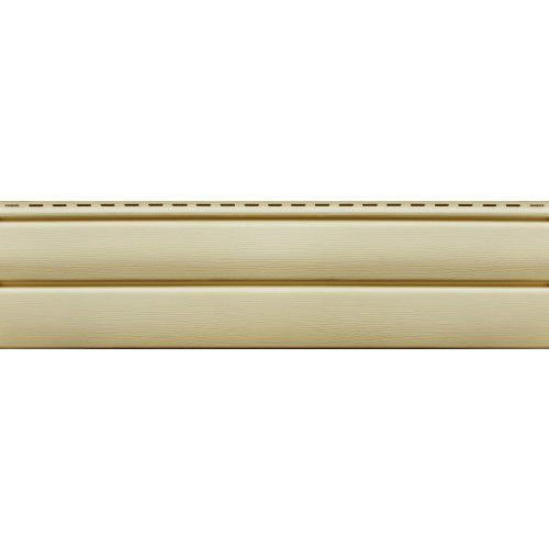 Виниловый сайдинг ю-пласт - серия "блок-хаус" (под бревно), кремовый купить в Пушкино