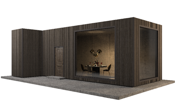 Фасадная панель GRINDERDECO, ДПК,двухсторонняя Венге купить в Пушкино