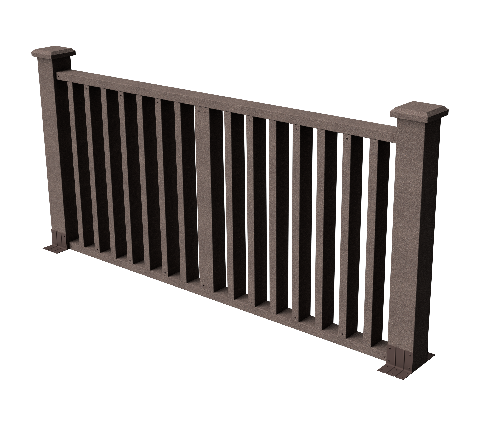 Ограждения декоративное ДПК GRINDERDECO Риальто венге купить в Пушкино