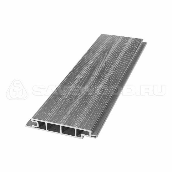 Террасная доска из ДПК SW Padus радиальный распил «SaveWood» пепельный купить в Пушкино