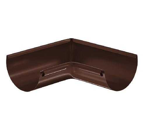 Водосток Aquasistem, система 125x90 - Угол желоба, внутренний 90° RAL 8017 Коричневый купить в Пушкино