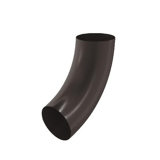 Водосток Aquasistem, система 125x90 - Колено трубы RR 32 Тёмно-Коричневый купить в Пушкино