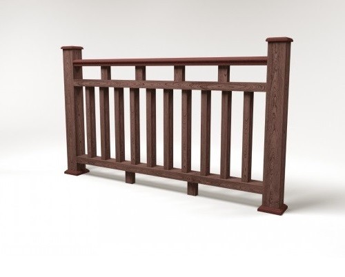 Ограждение из ДПК FG8 шоколад купить в Пушкино