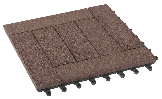 Модульный паркет ДПК GRINDERDECO Комфорт 6 Шоколад купить в Пушкино