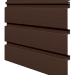 Софит ламинированный VOX UNICOLOR без перфорации, Коричневый купить в Пушкино