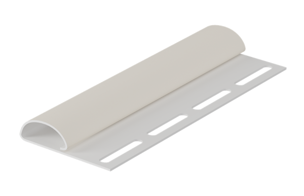 Финишная планка для сайдинга Элит, Белая купить в Пушкино