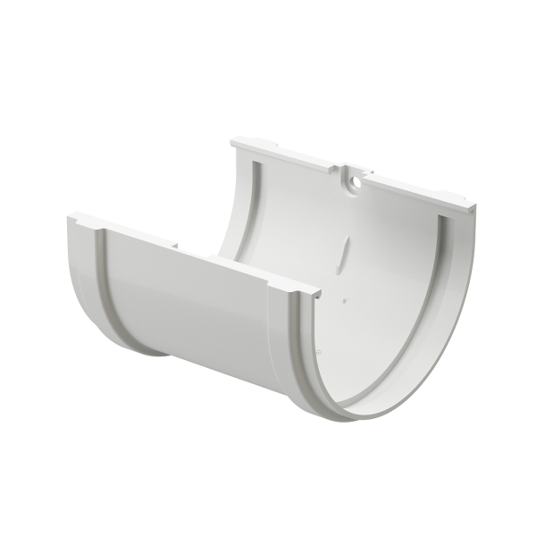 Соединитель желоба Docke Premium ПВХ - Пломбир купить в Пушкино