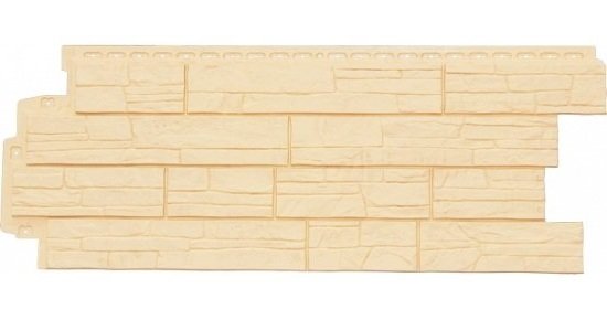 Фасадная панель Grand Line Сланец бежевый купить в Пушкино