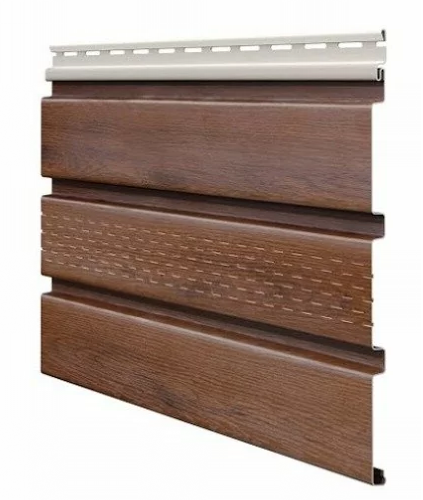 Софит ламинированный VOX UNICOLOR с центральной перфорацией, Коричневый купить в Пушкино