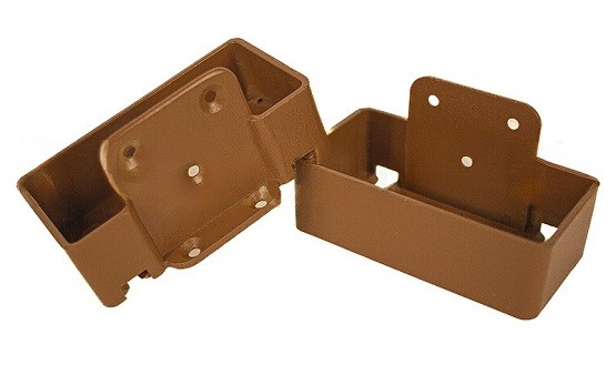 Крепление перил прямое из алюминия GardenParkett Орех купить в Пушкино