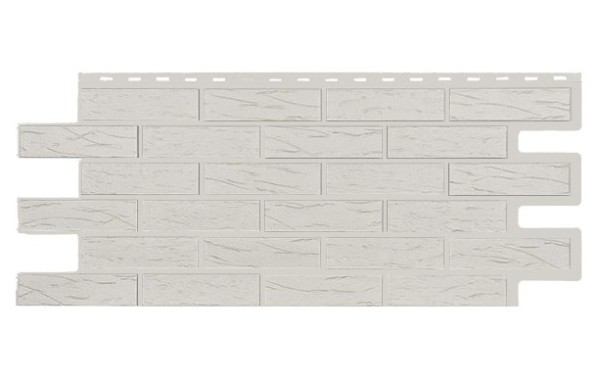 Фасадная панель T-Siding Кирпич Саман Эко Уайт купить в Пушкино