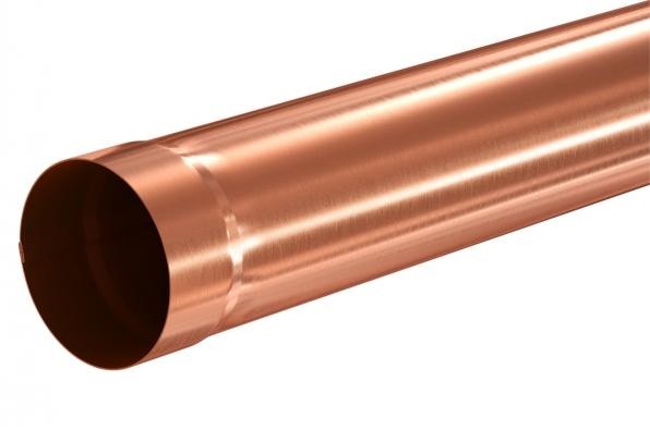 Водосток Aquasistem, система 125x90 - Водосточная труба 3 метра медная купить в Пушкино