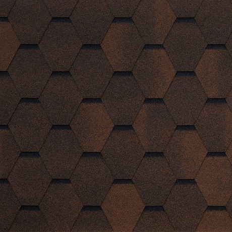 Гибкая черепица Tegola GARDA marrone 439 купить в Пушкино