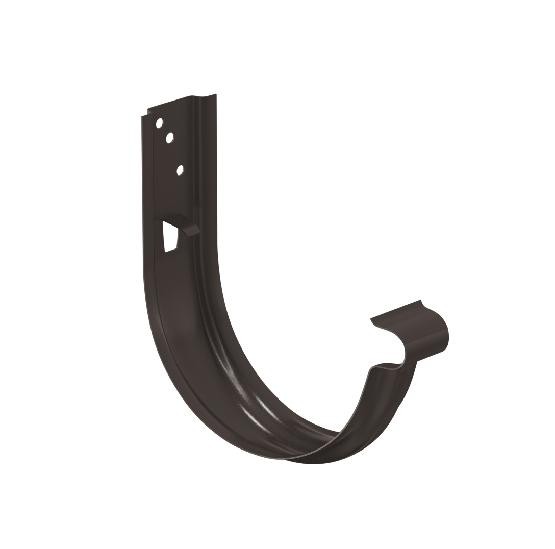 Водосток Aquasistem, система 125x90 - Крюк крепления желоба универсальный RR 32 Тёмно-Коричневый купить в Пушкино