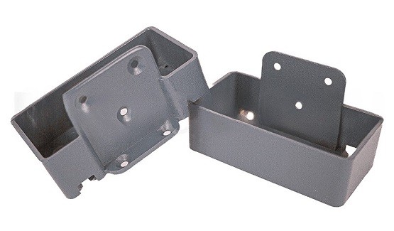 Крепление перил прямое из алюминия GardenParkett Серый купить в Пушкино