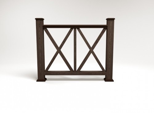 Ограждение из ДПК FG7 венге купить в Пушкино