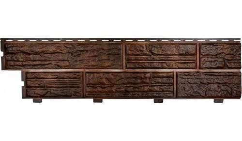 Формованный Сайдинг Сланцевая порода, Коричневый купить в Пушкино