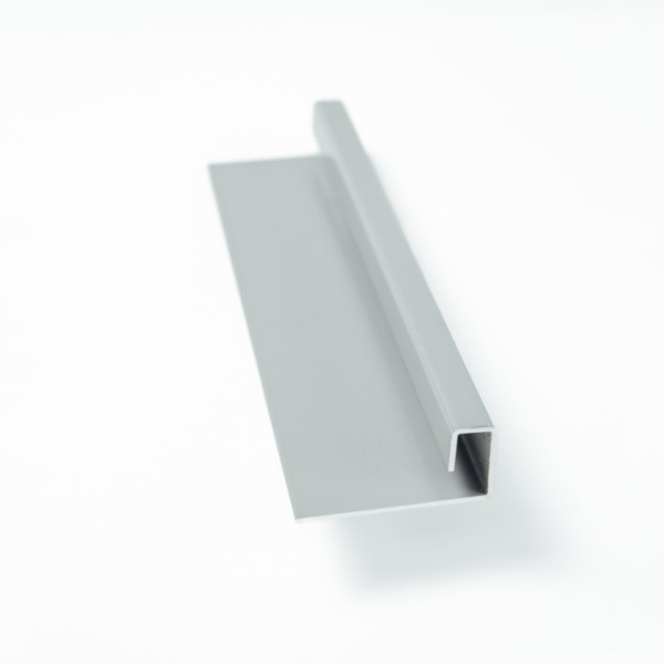 Профиль J завершающий алюминиевый (матовый) 3м купить в Пушкино